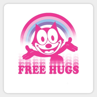 FELIX FREE HUGS Sticker